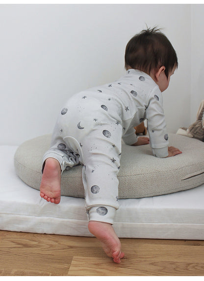 長袖ジャンプスーツ アニマルプリント ロンパース【mh0011725】