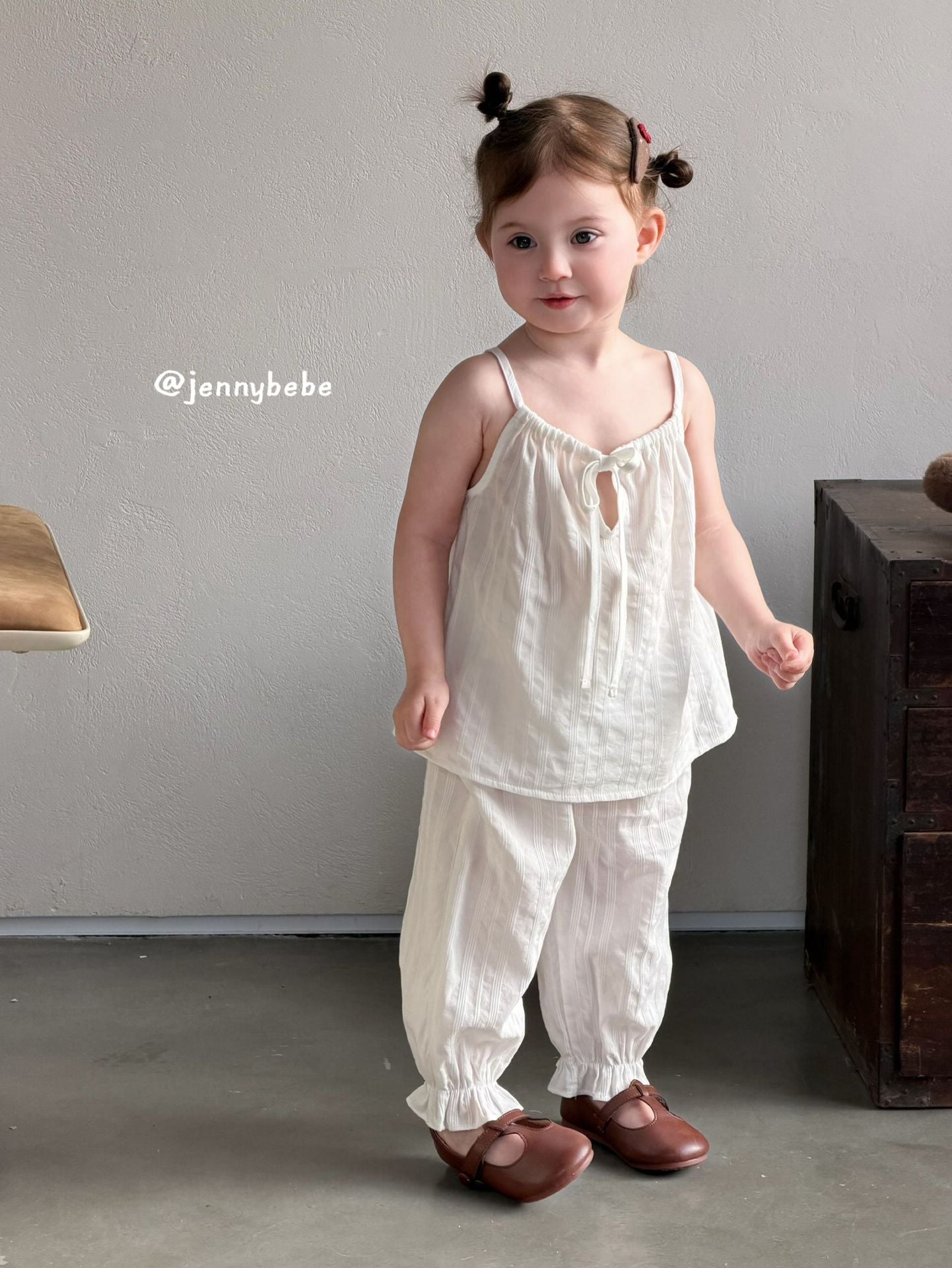 Cotton Camisole Pants Set コットン キャミソール パンツ セット【mh0012552】