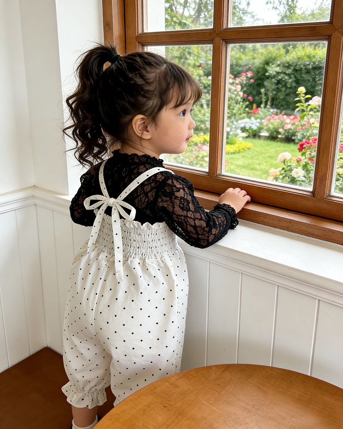 Polka Dot Baby Jumpsuit ドット柄 サロペット【mh0012504】