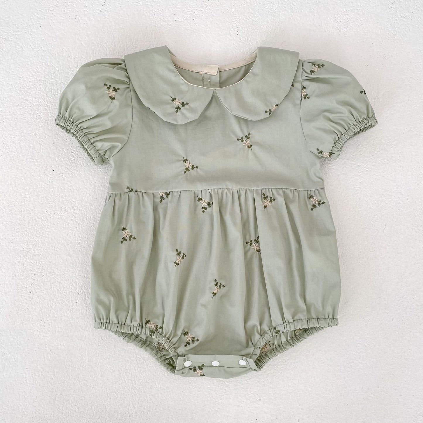 Floral Ruffle Sleeveless Romper フリル ノースリーブ ロンパース【mh0013165】