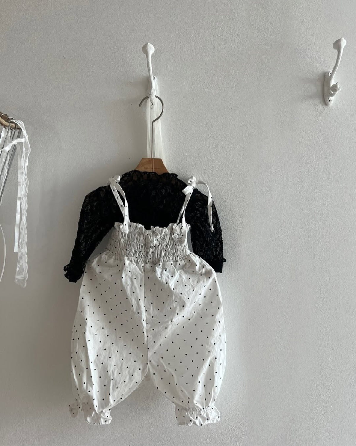 Polka Dot Baby Jumpsuit ドット柄 サロペット【mh0012504】