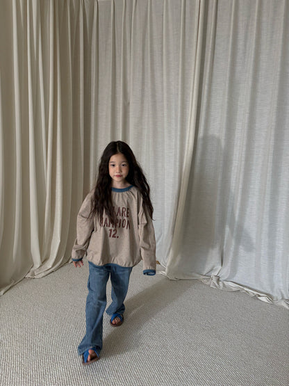 yummy&rocky | Vintage Embroidery Print Sweatshirt コットン スウェットシャツ【mh0020175】