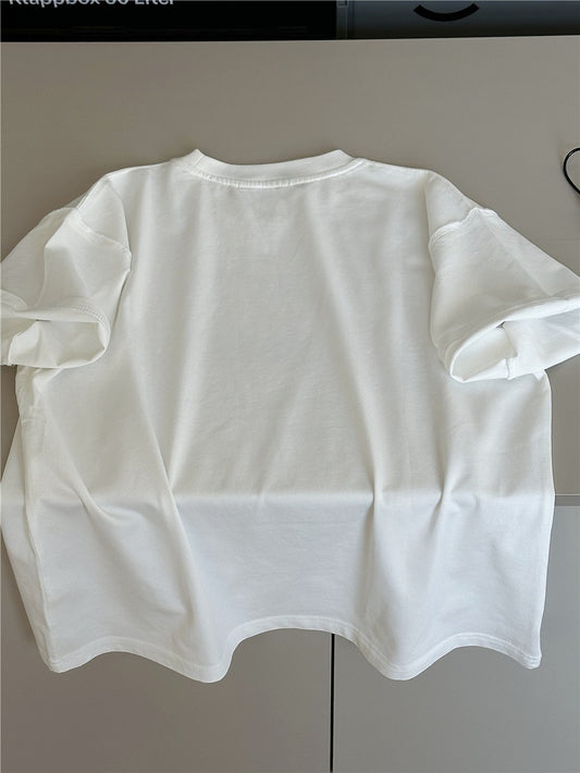 Graphic Cotton Tee ミルクプリント 半袖Tシャツ【mh0012970】