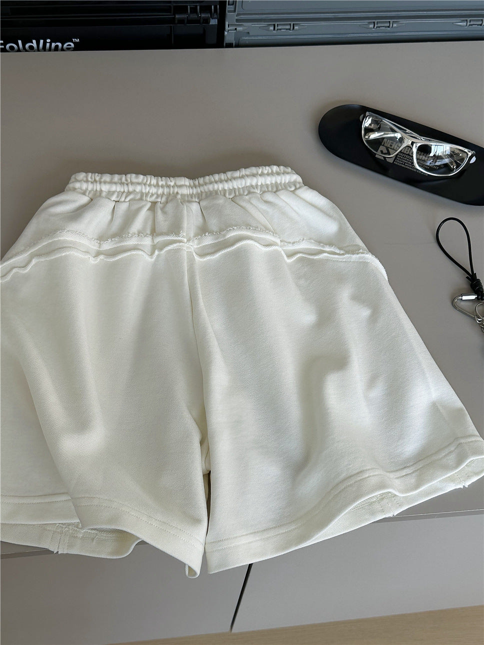 Curved Seam Shorts カットオフデザイン ハーフパンツ【mh0012963】