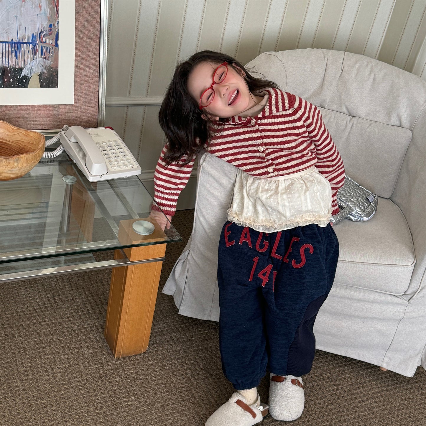 スウェットパンツ 裏ボア ビッグロゴ バイカラー ボリューム ボトムス【mh0011608】