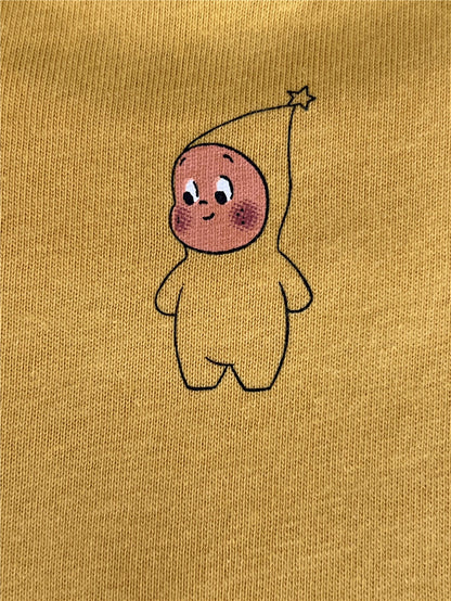 Popcorn Character T-shirt キャラクター 半袖Tシャツ【mh0012948】