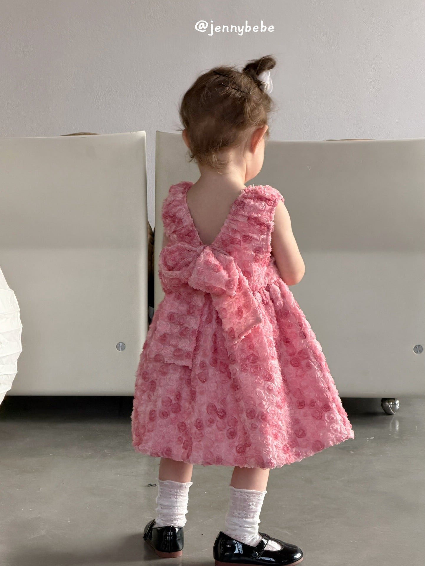 Rose Mesh Sleeveless Princess Dress 立体 ローズ チュール ワンピース【mh0012544】