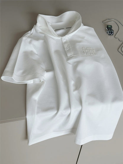 Short Sleeve Polo Shirt 無地 半袖ポロシャツ【mh0012949】