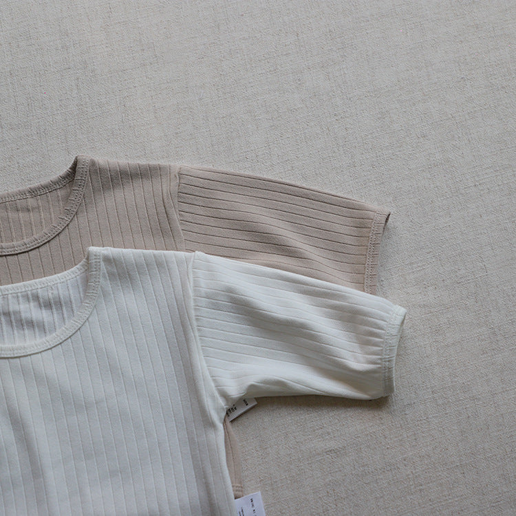 Wide Ribbed Long Sleeve Lounge Set リブ編み 長袖 セットアップ【mh0012674】