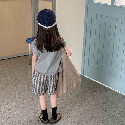 Bear Embroidery Short Sleeve Polo Shirt クマ 刺繍 ポロシャツ【mh0012666】