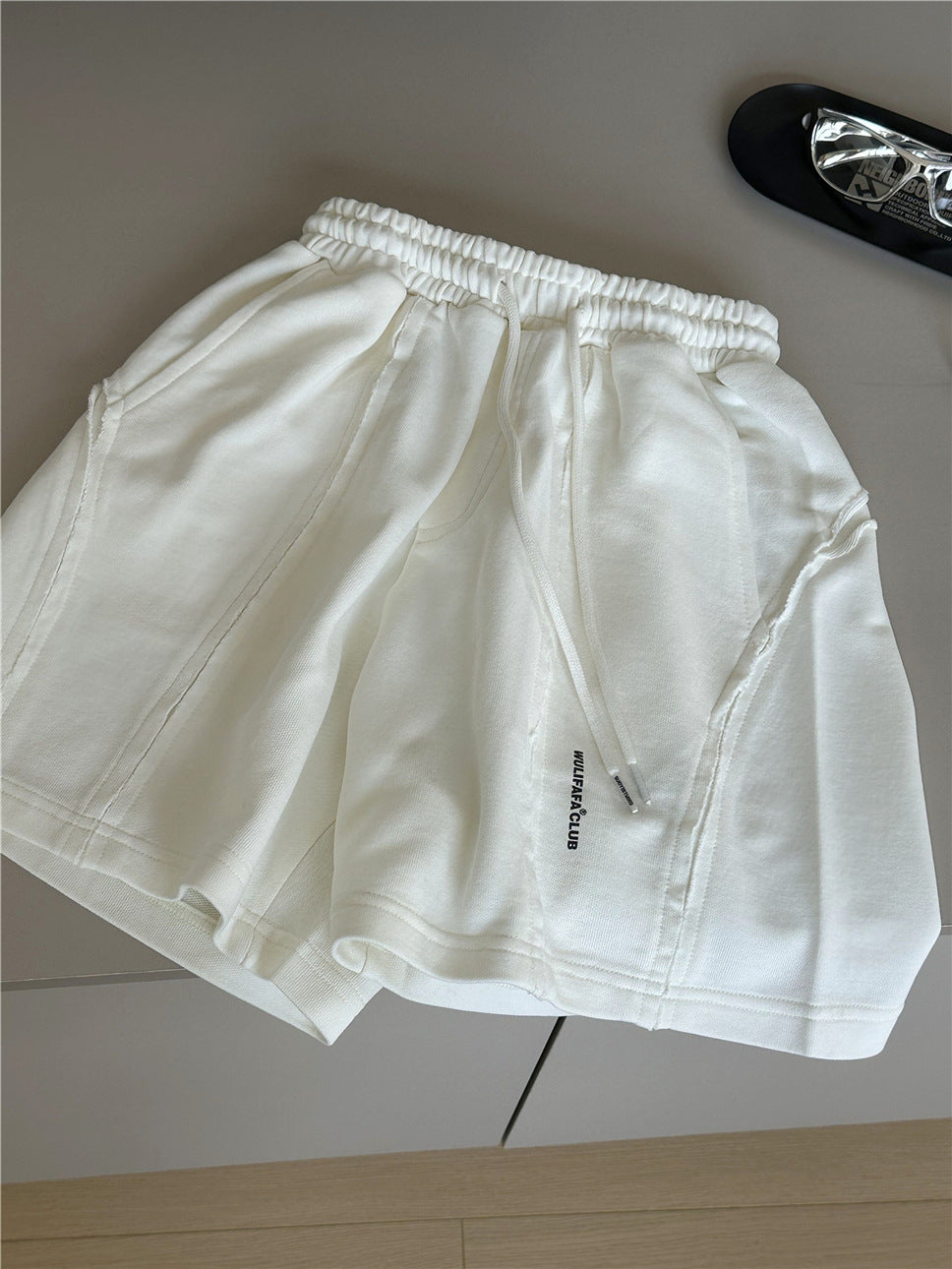 Curved Seam Shorts カットオフデザイン ハーフパンツ【mh0012963】