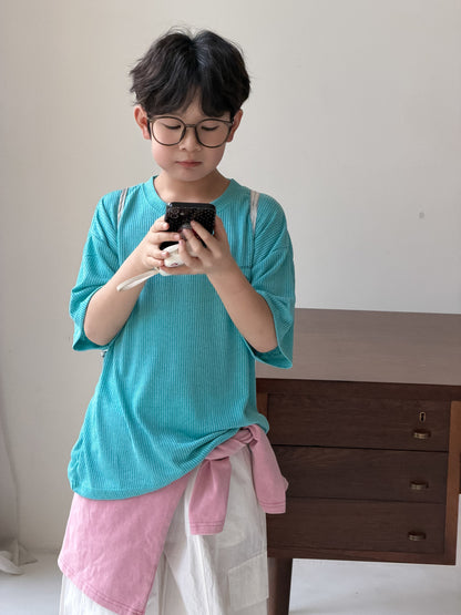 Cotton Print Short Sleeve T-shirt コットン プリント 半袖Tシャツ【mh0012521】
