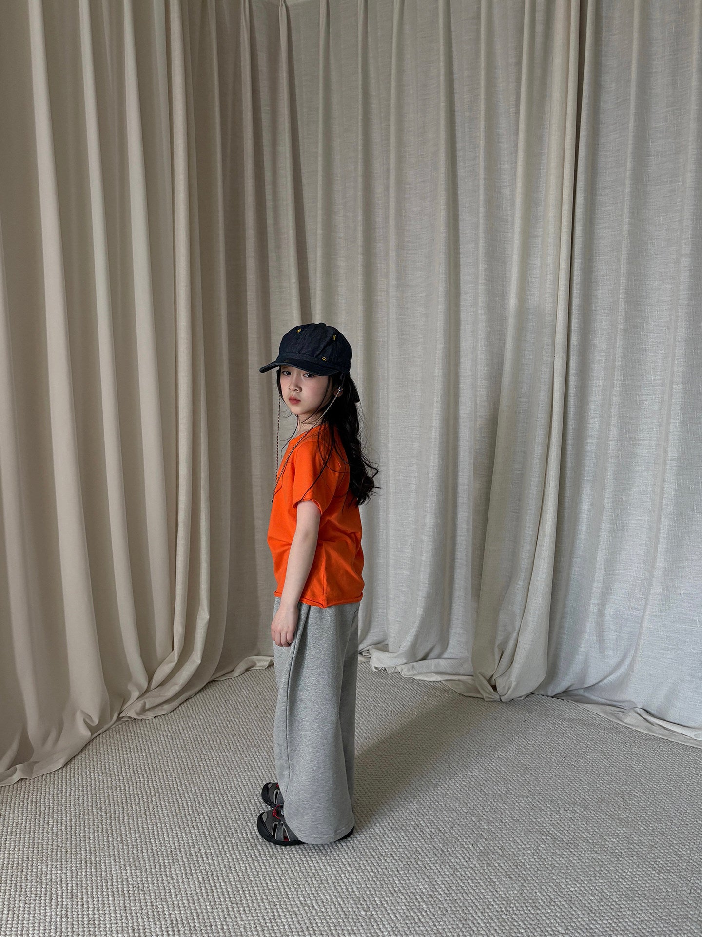 yummy&rocky | Cotton Raw Edge T-shirt コットン 半袖Tシャツ【mh0020174】