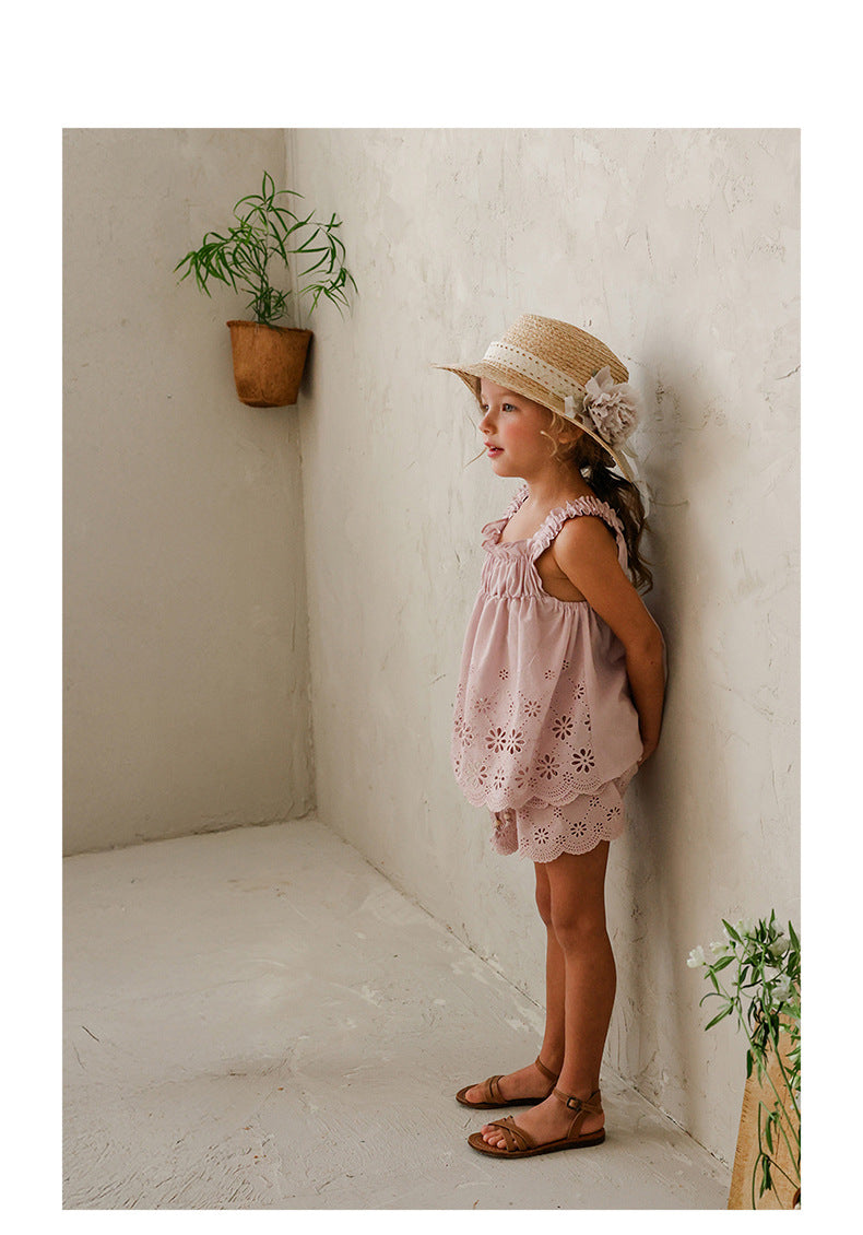 Lace Embroidered Shorts 刺繍 レースショートパンツ【mh0012979】