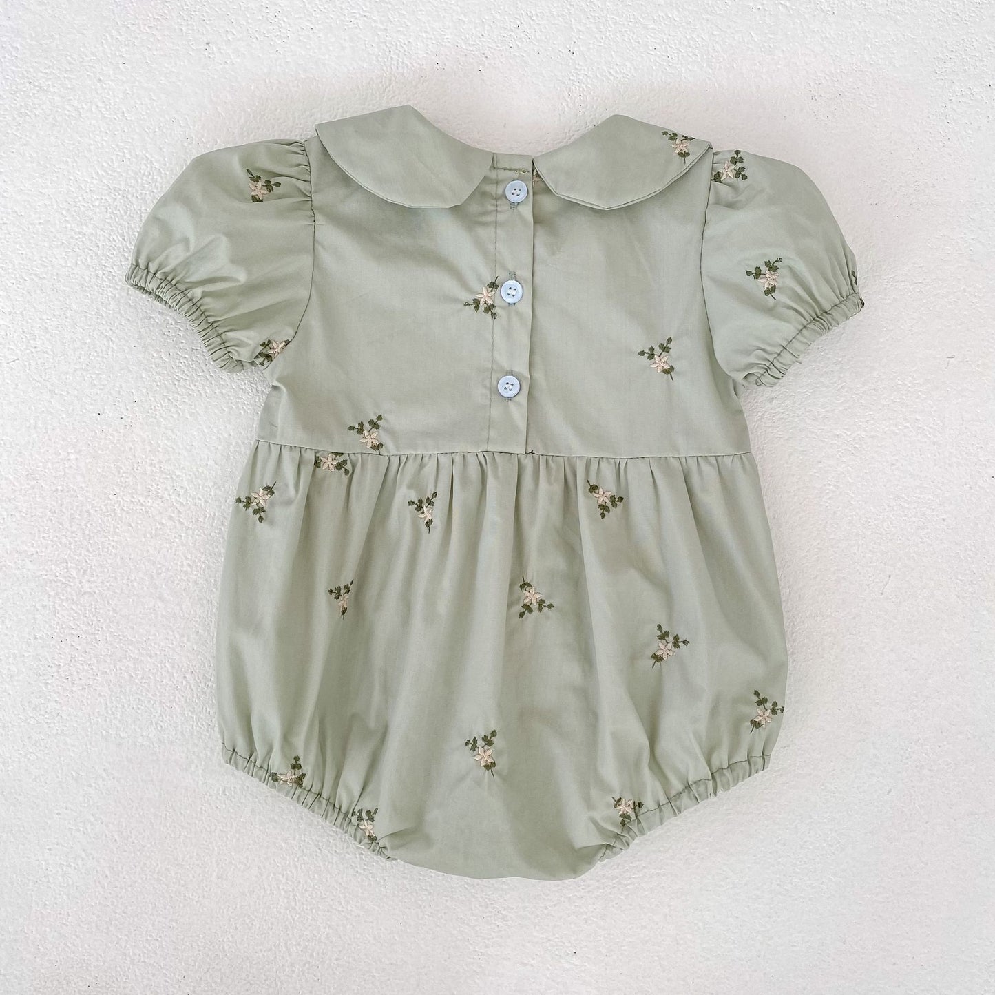Floral Ruffle Sleeveless Romper フリル ノースリーブ ロンパース【mh0013165】