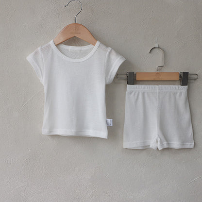 Mesh Cotton Short Set 半袖 パジャマ セット【mh0012607】