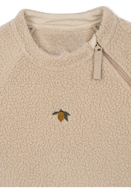 アウタージャンプスーツ ボアフリース 刺繍 防寒 ジップアップ【mh0011711】