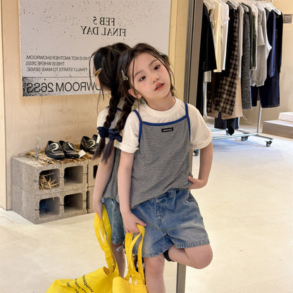 Striped Camisole Top ボーダー キャミソール【mh0013228】