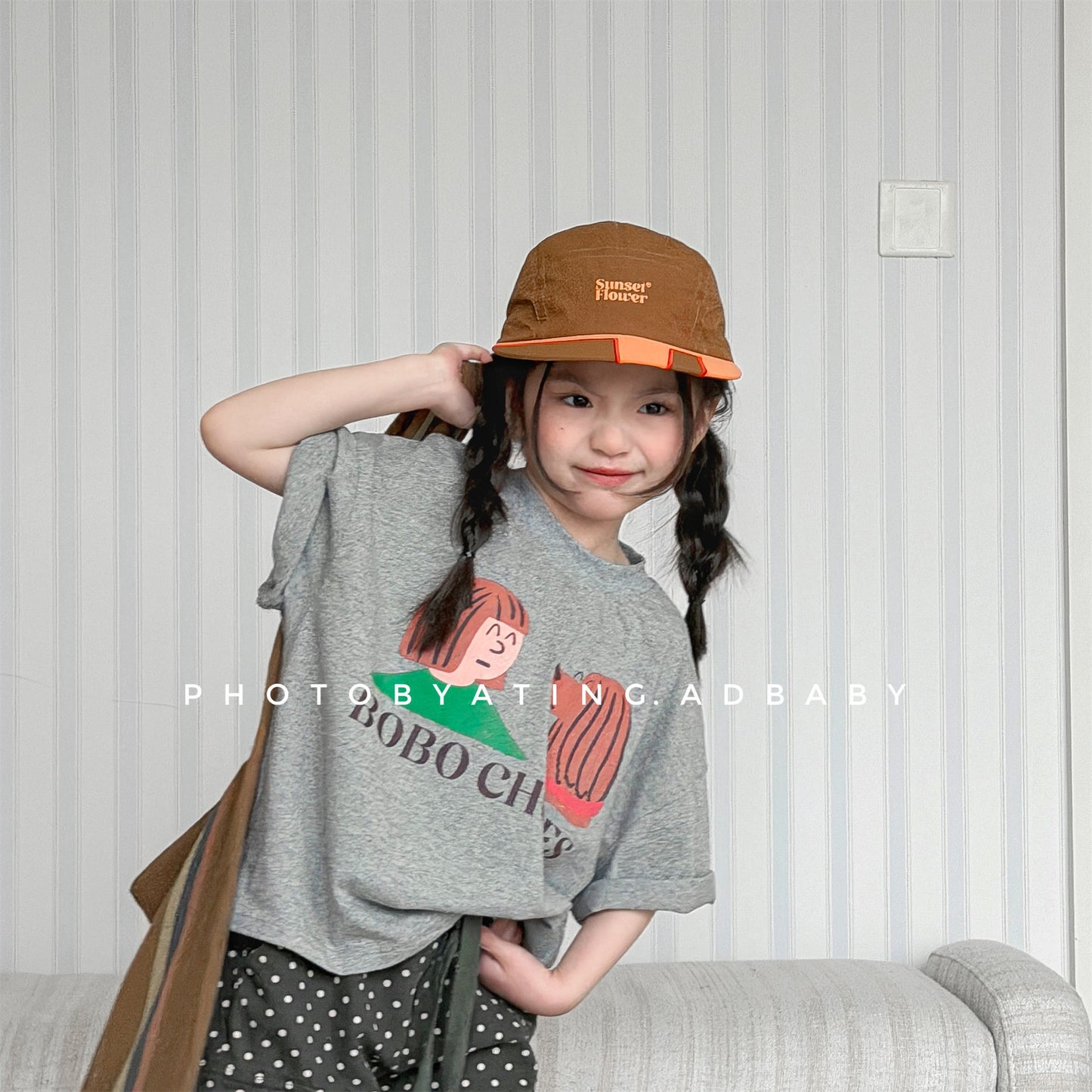 Dalmatian Graphic Cotton Jersey Top Short Sleeve T-shirt アニマル プリント Tシャツ【mh0012660】