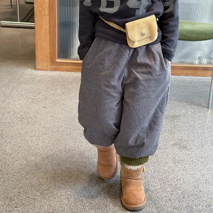 ストライプパンツ 裏ボア ジョガー スウェット カジュアル ボトムス【mh0011605】