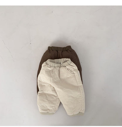 Corduroy Padded Hoodie & Pants Set コーデュロイ 中綿パーカー パンツ【mh0012646】