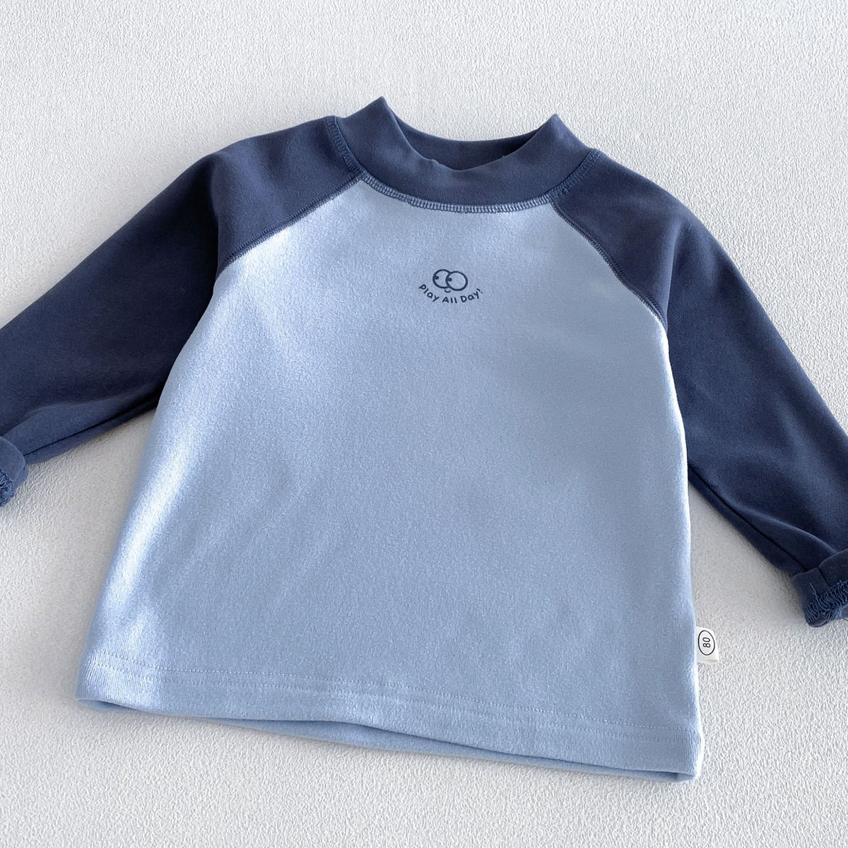 キッズ ラグラン 配色 長袖Tシャツ / ロングパンツ【mh0014770】