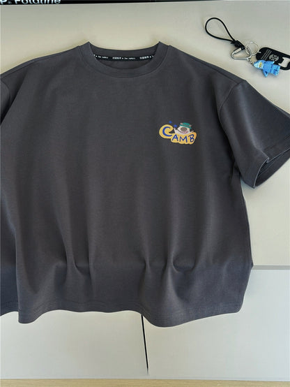 Camiseta con estampado Camp Graphic Tee de manga corta【mh0012951】