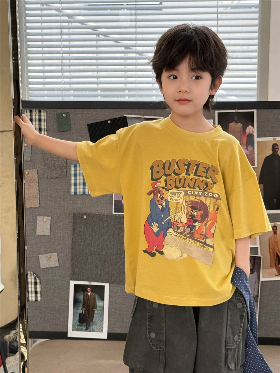 Vintage Bunny Tee アニマルプリント 半袖Tシャツ【mh0012974】