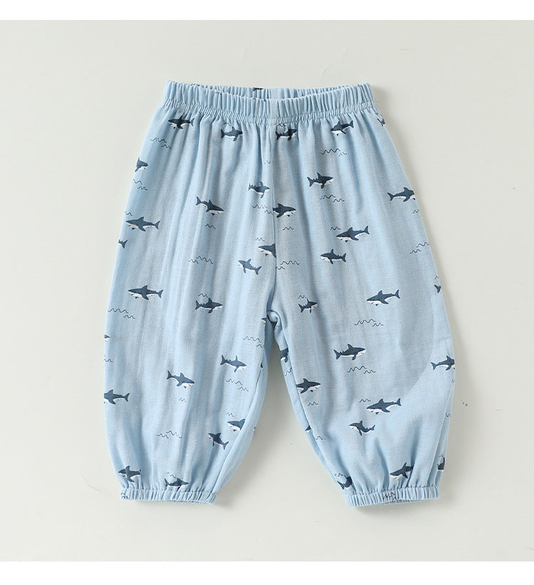 Fruit Print Cotton Pants アニマル＆フルーツ ロングパンツ【mh0013045】