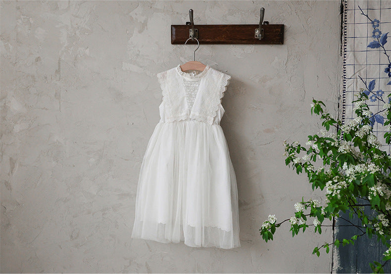 Lace Tulle Dress 刺繍 チュールワンピース【mh0012975】