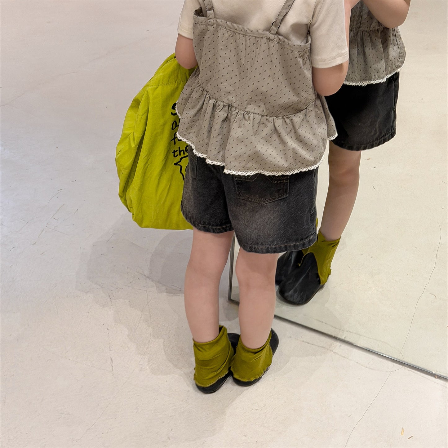 Vintage Washed Denim Shorts ベーシック デニムショートパンツ【mh0013225】