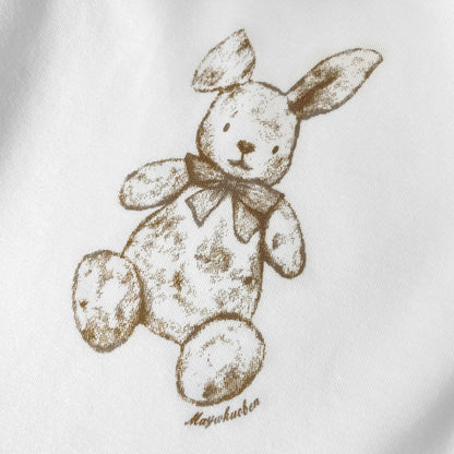 Rabbit Print Ruffle Romper うさぎ プリント ロンパース【mh0012502】