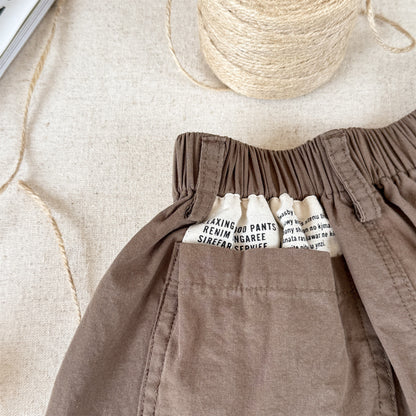 Graphic Letter Print Shorts