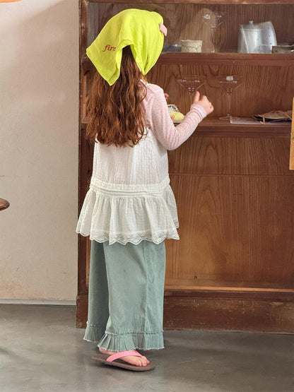 Casual Denim Wide Leg Pants デニム ワイドパンツ【mh0012221】