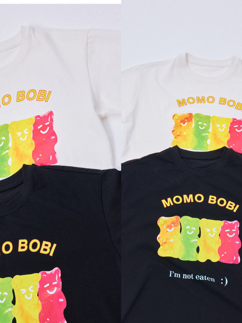 Gummy Bear Graphic Tee クマプリント 半袖Tシャツ【mh0012995】