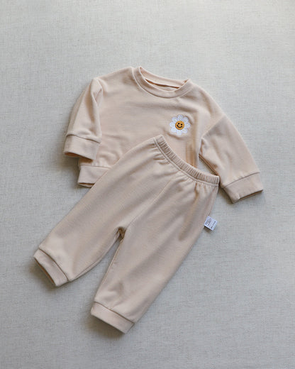 Flower Patch Fleece Sweatshirt Set