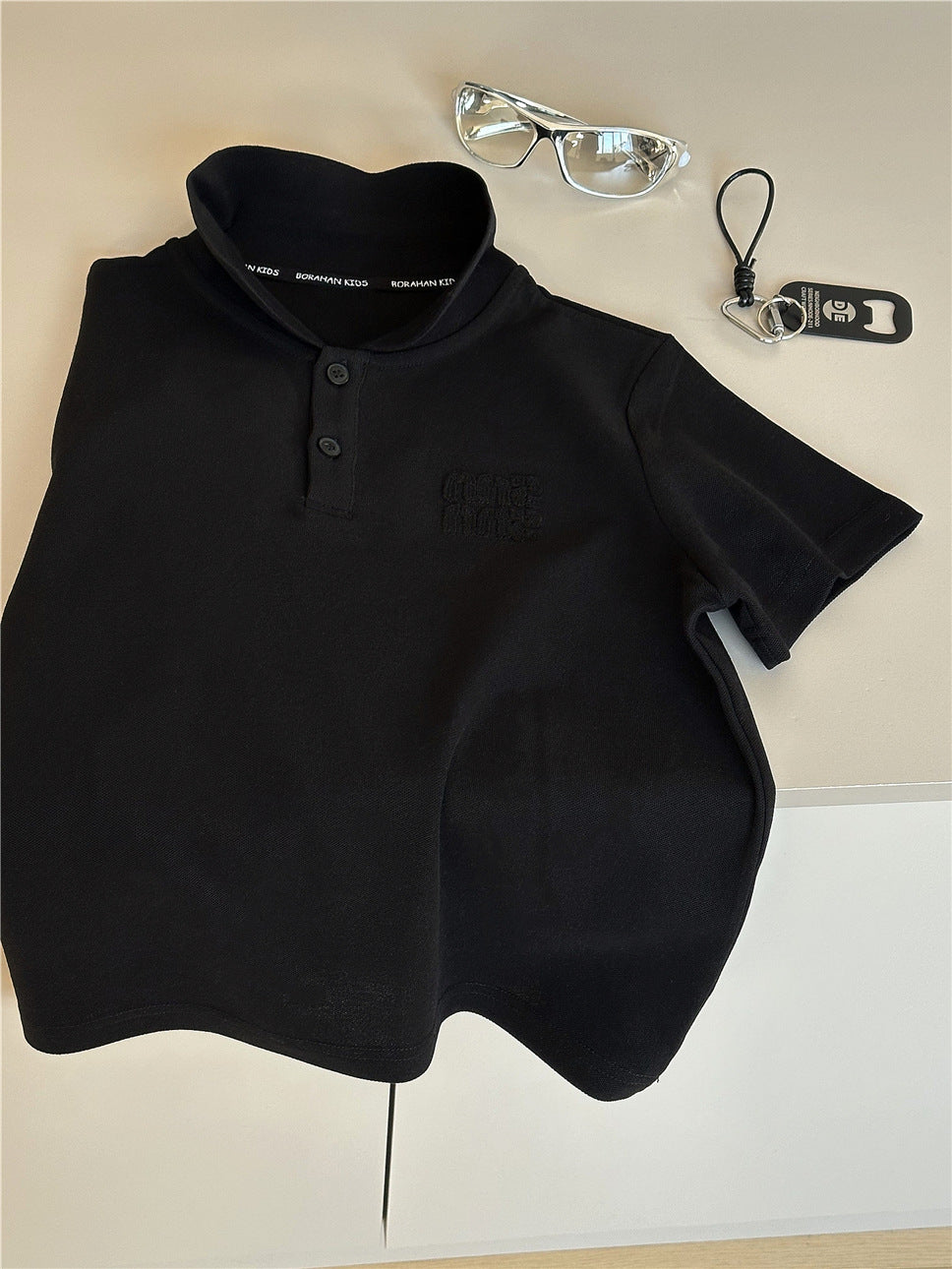 Short Sleeve Polo Shirt 無地 半袖ポロシャツ【mh0012949】