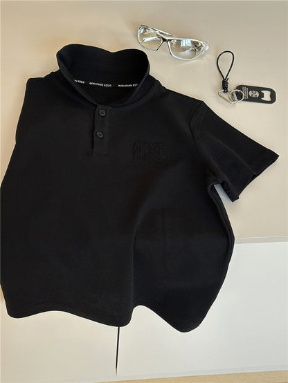 Short Sleeve Polo Shirt 無地 半袖ポロシャツ【mh0012949】