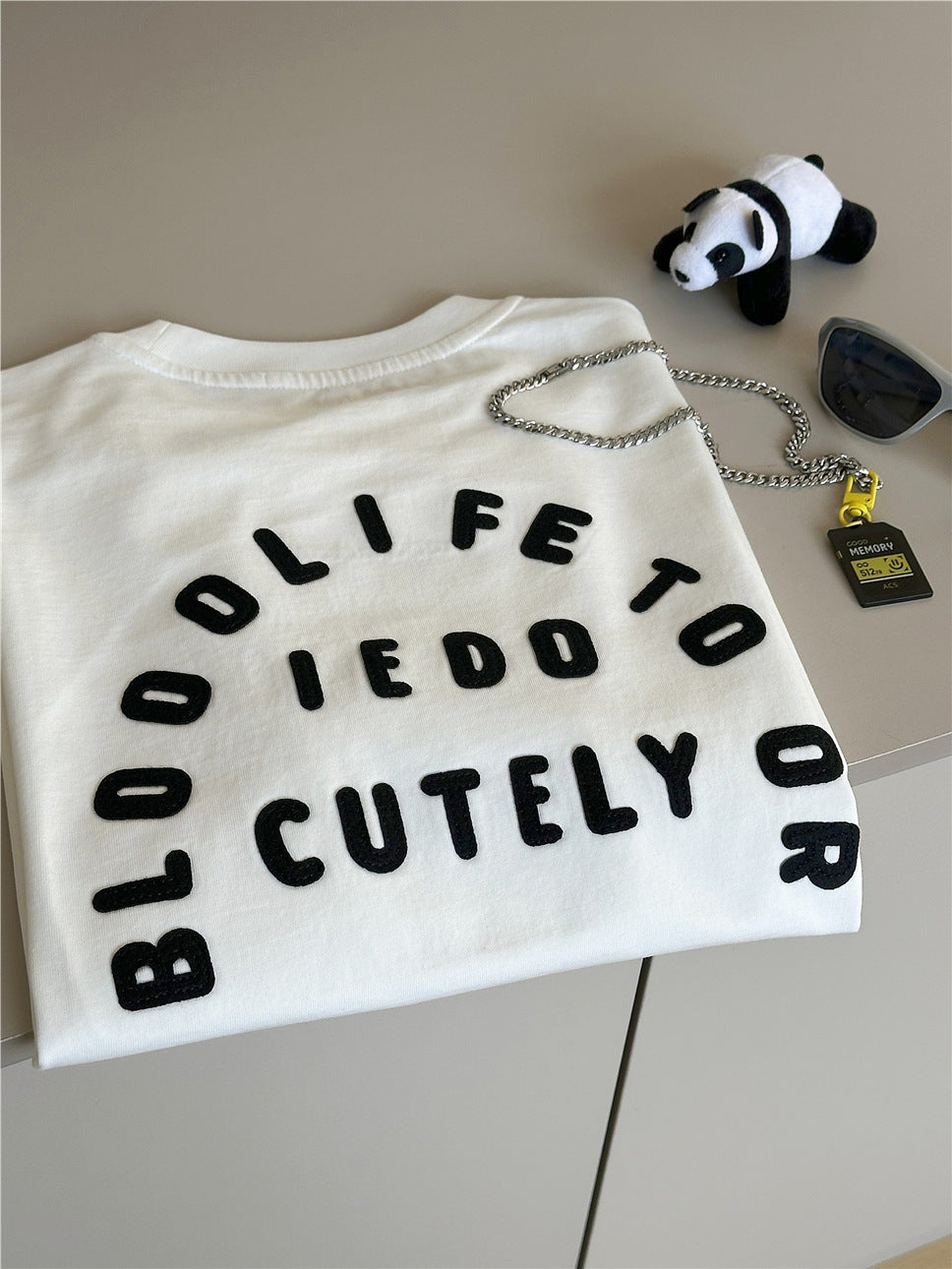Graphic Cotton Tee バックロゴプリント 半袖Tシャツ【mh0012953】
