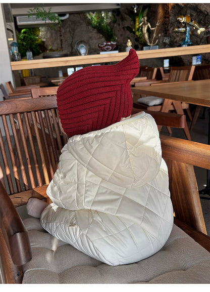 アウタージャンプスーツ 中綿 厚手 フード付 キルティング スキーウェア【mh0011696】