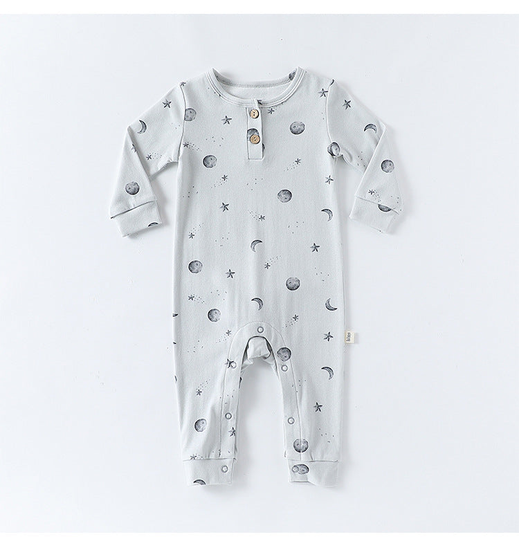 長袖ジャンプスーツ アニマルプリント ロンパース【mh0011725】