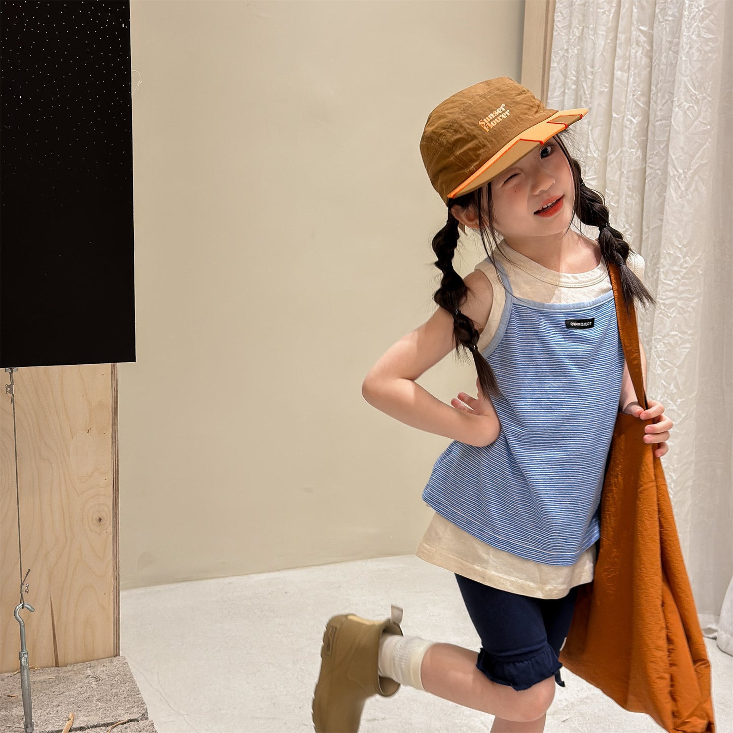 Striped Camisole Top ボーダー キャミソール【mh0013228】