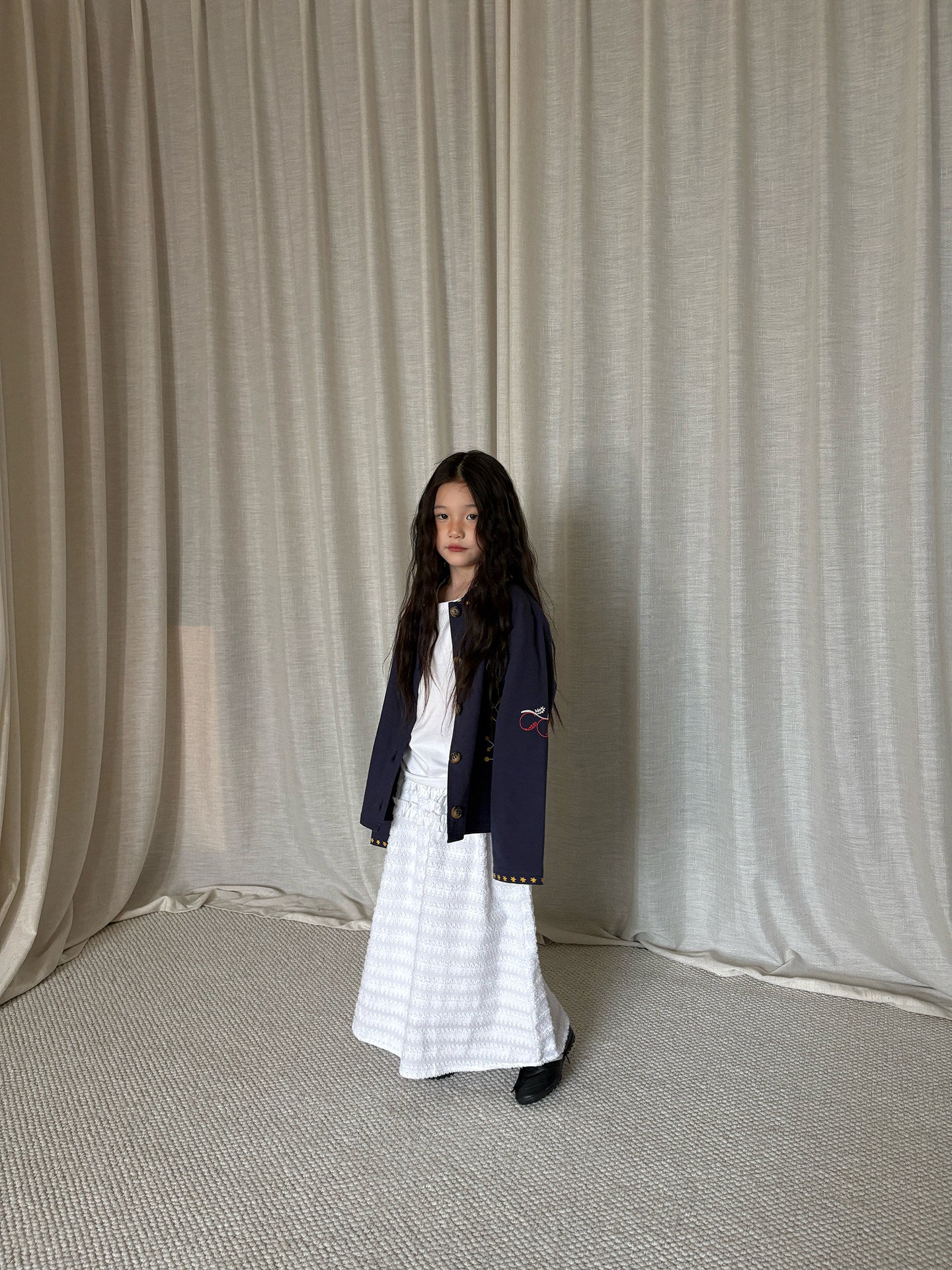 yummy&rocky | Cotton Embroidery Jacket コットン 刺繍 ジャケット【mh0020170】