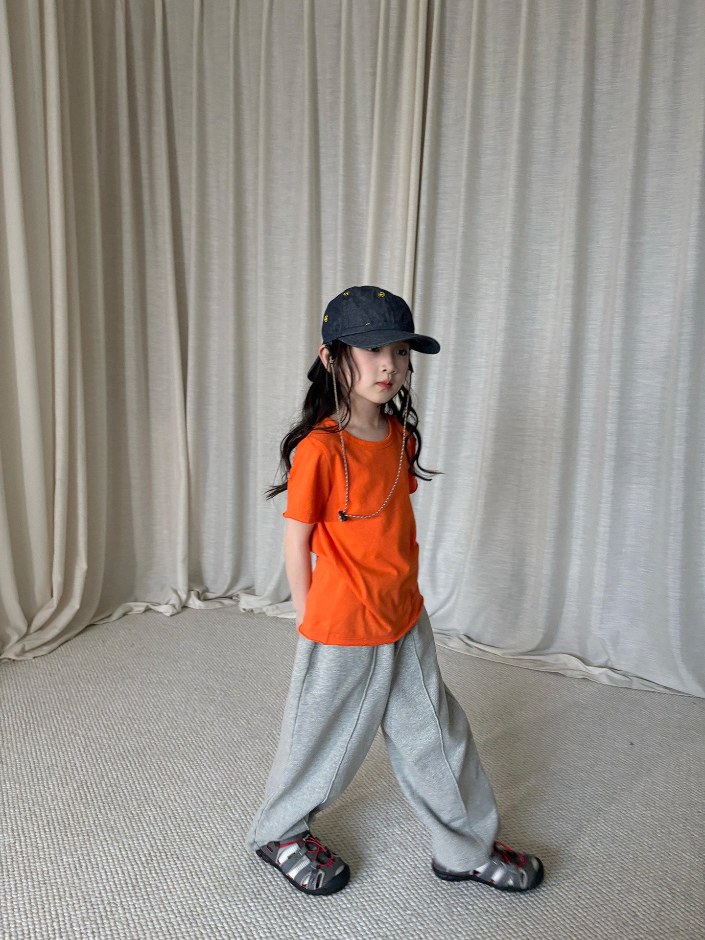 yummy&rocky | Cotton Raw Edge T-shirt コットン 半袖Tシャツ【mh0020174】