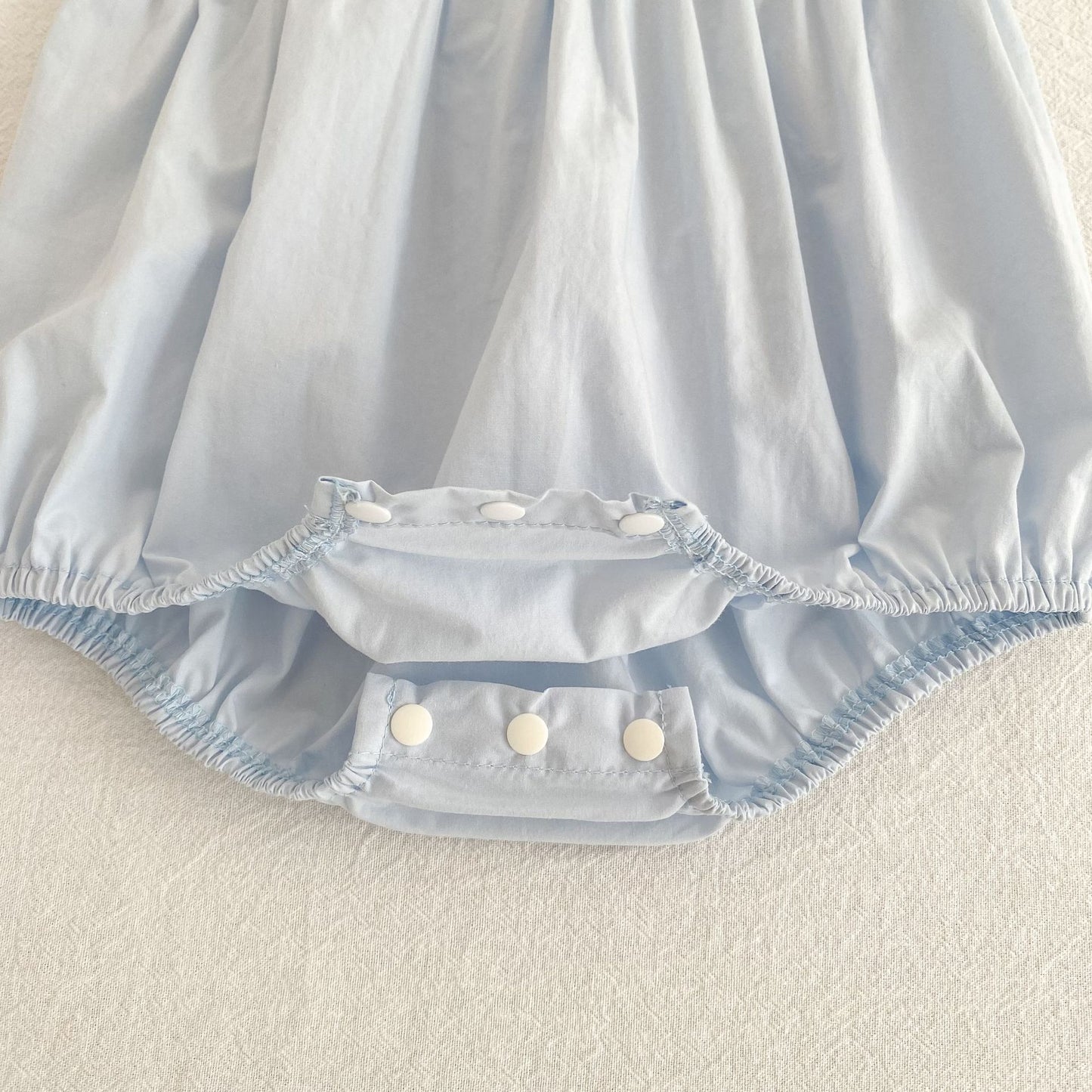 Vestido midi tipo pelele con cuello de encaje con volantes【mh0013162】