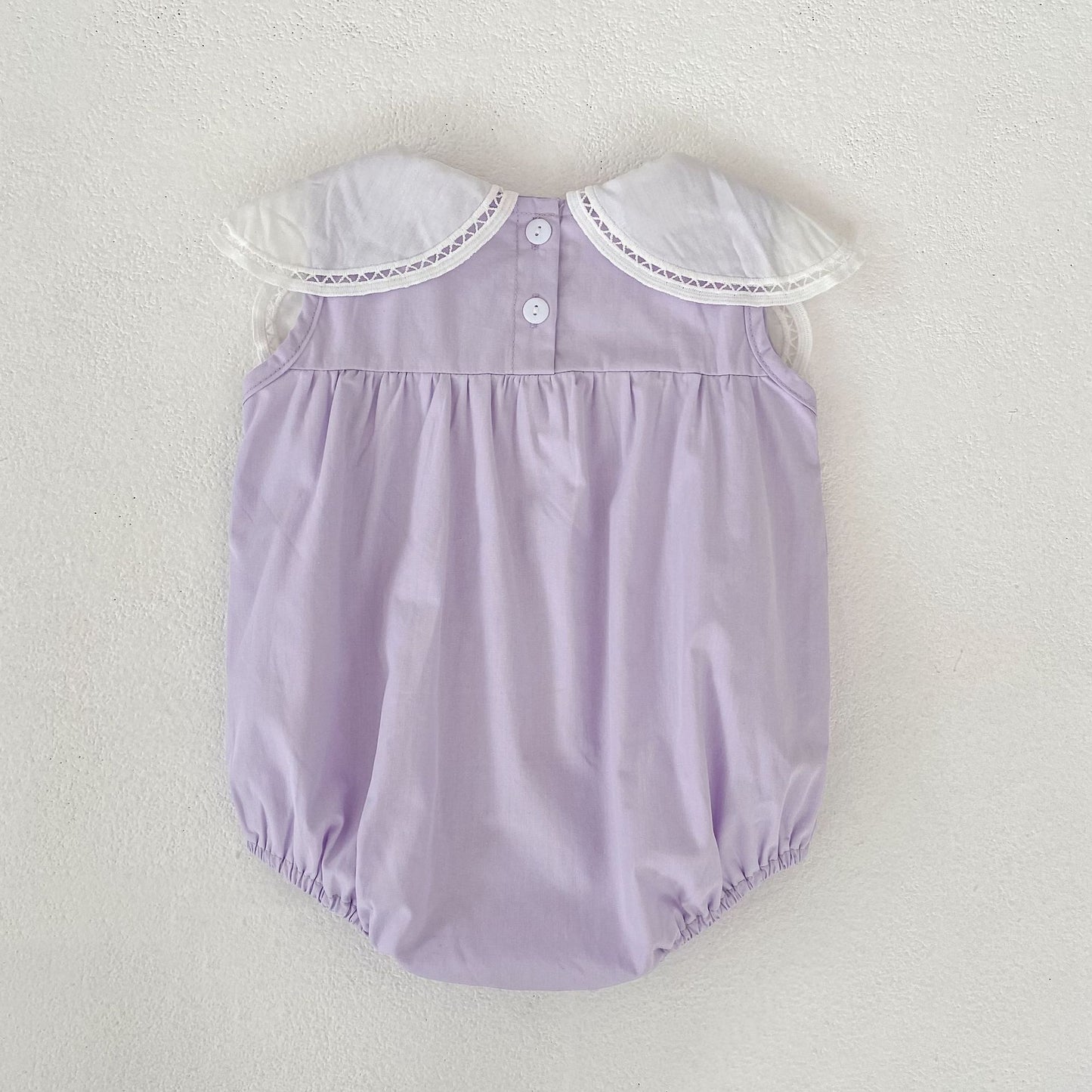 Petal Collar Romper Puff Sleeve Dress ラッフル ロンパース ミモレ丈ワンピース【mh0013158】