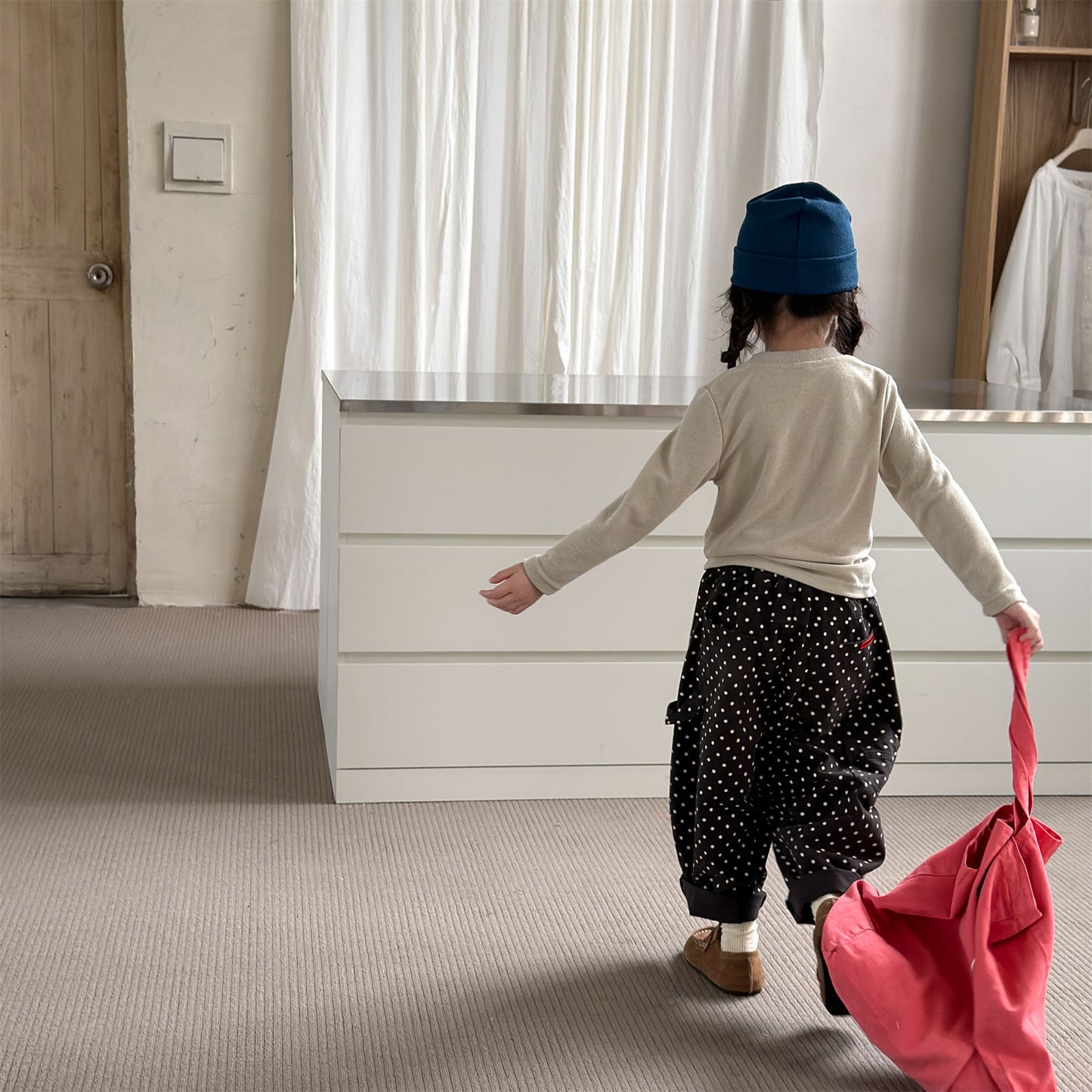 Kids Elephant Print Long Sleeve T-shirt [mh0014054]