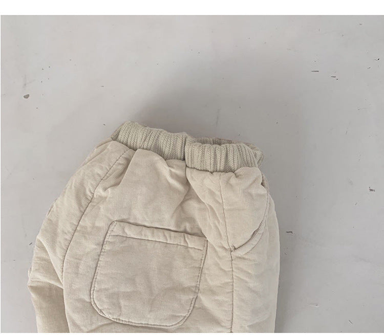 Corduroy Padded Hoodie & Pants Set コーデュロイ 中綿パーカー パンツ【mh0012646】