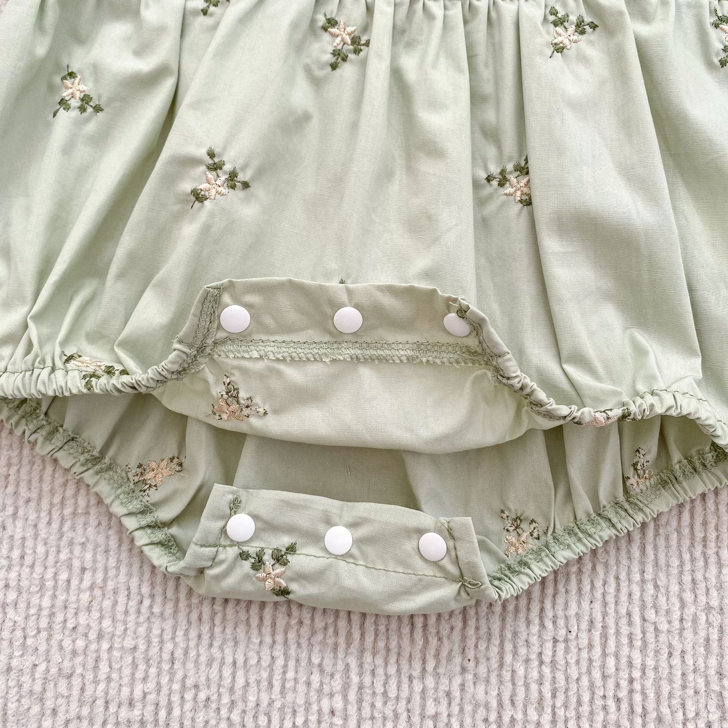 Floral Ruffle Sleeveless Romper フリル ノースリーブ ロンパース【mh0013165】