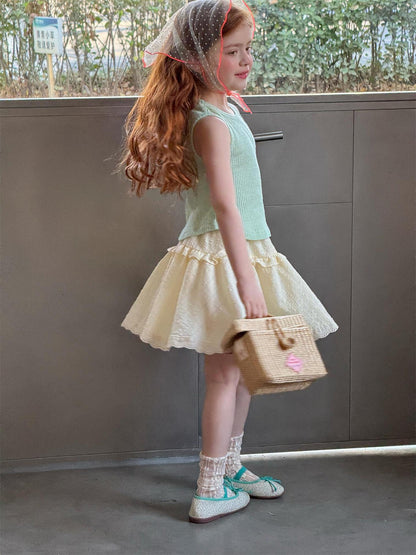 Simple Solid Sleeveless Base Top シンプル ノースリーブ トップス【mh0012219】